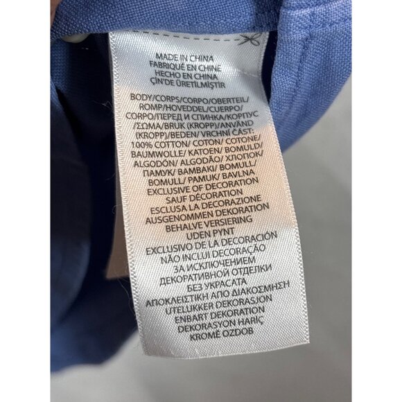 Ralph Lauren Mens Blue Classic Fit Button-Down Shirt L - Picture 8 of 10